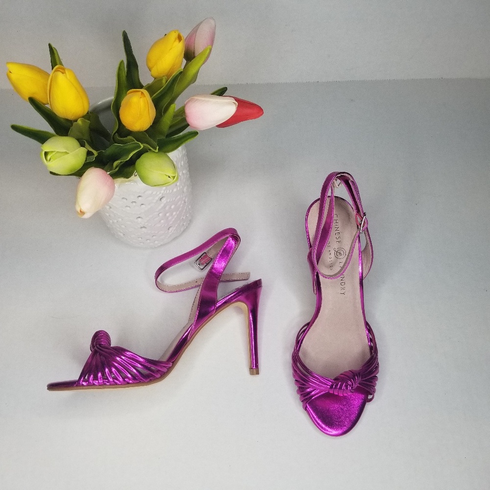 NWOT Chinese Laundry US 6 Pink Ankle Heels